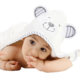 מגבת לתינוק/ילד עם קפוצ’ון  דגם דוב עם שם התינוק