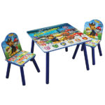 שולחן וכיסאות לילדים מעץ מפרץ ההרפתקאות