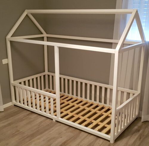 מיטת מעבר לתינוק בצורת בית (דגם 3)