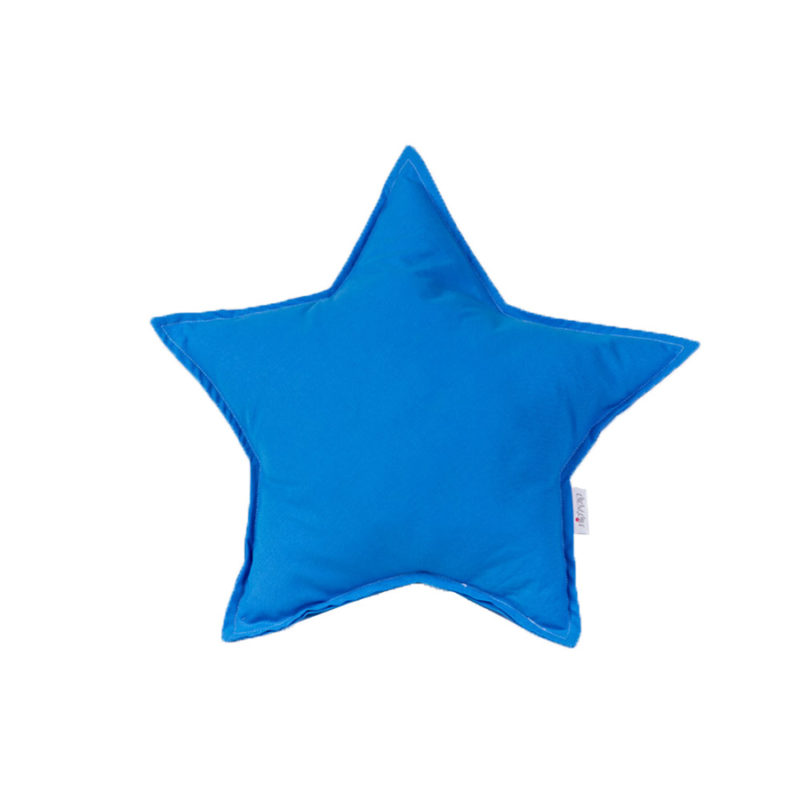 כרית נוי בצורת כוכב כחול
